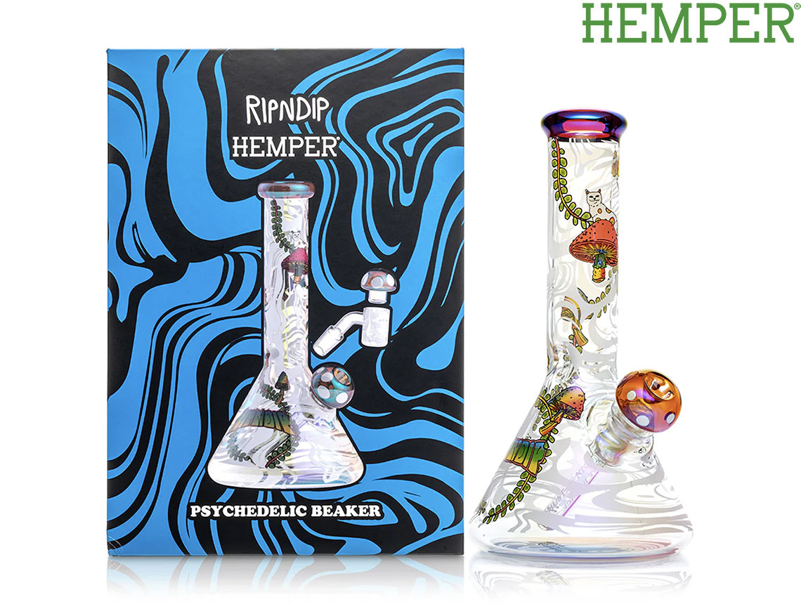 RIPNDIP X HEMPER PSYCHEDELIC BEAKER BONG KIT リップンディップ ヘンパー サイケデリック ビーカー ガラスボング キット