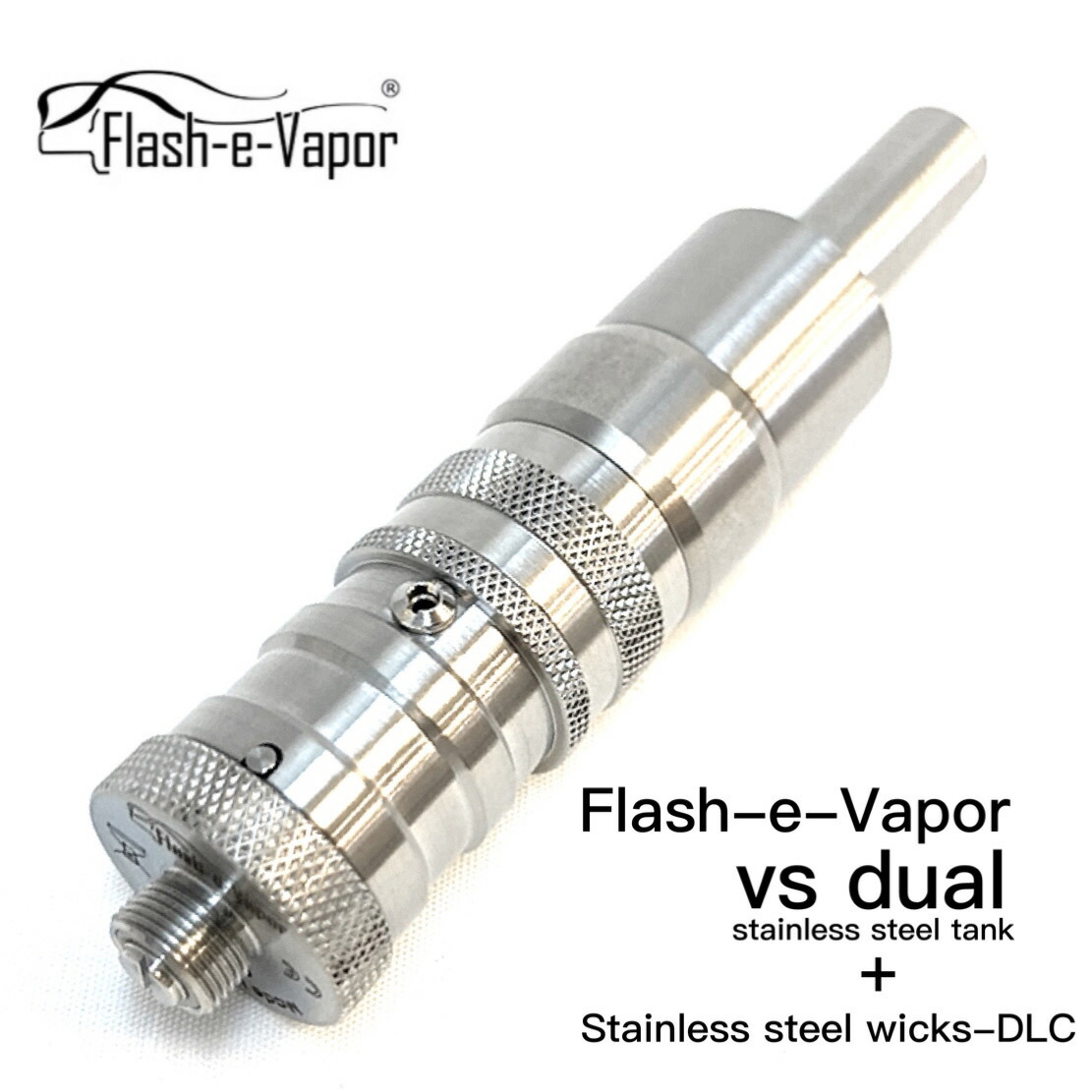 少量入荷 Flash E Vapor Vs Dual Stainless Steel Tank Stainless Steel Wicks Dlc Set 17mm Fev Mtl Rta Rba ドイツ ハイエンド アトマイザー タンク 電子タバコ Vape ベイプ オーセンティック 正規品 Antaraglobal Org