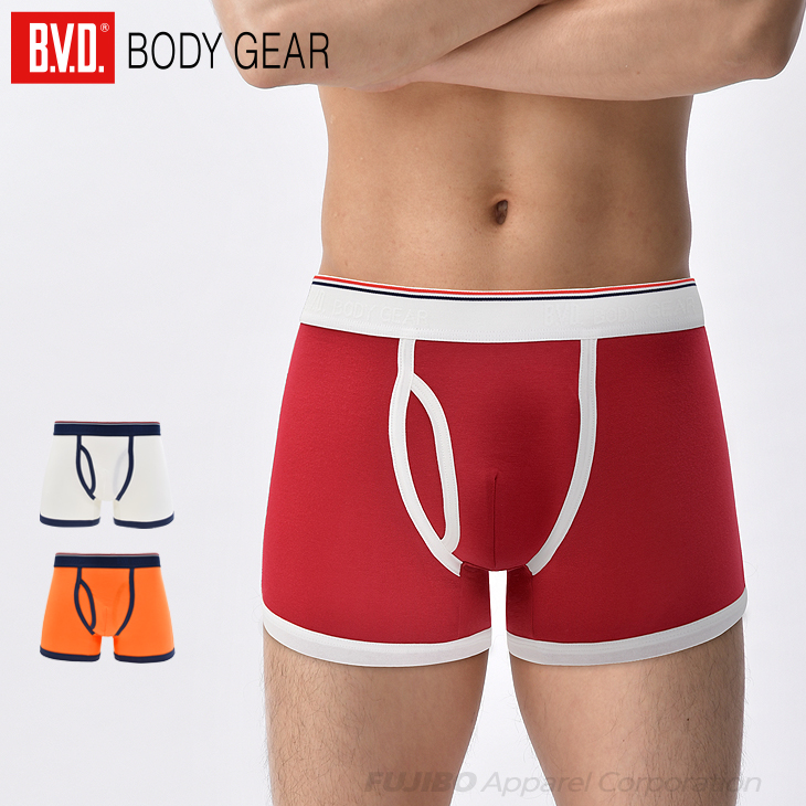 【300円OFFクーポン】【ポイント10倍】【期間限定40％OFFセール】BVD BODYGEAR ボディギア スタンダードボクサー WEB限定  綿混（M/L/LL） メンズインナー 下着 パンツ アンダーウェア | B.V.D.メーカー直営ショップ