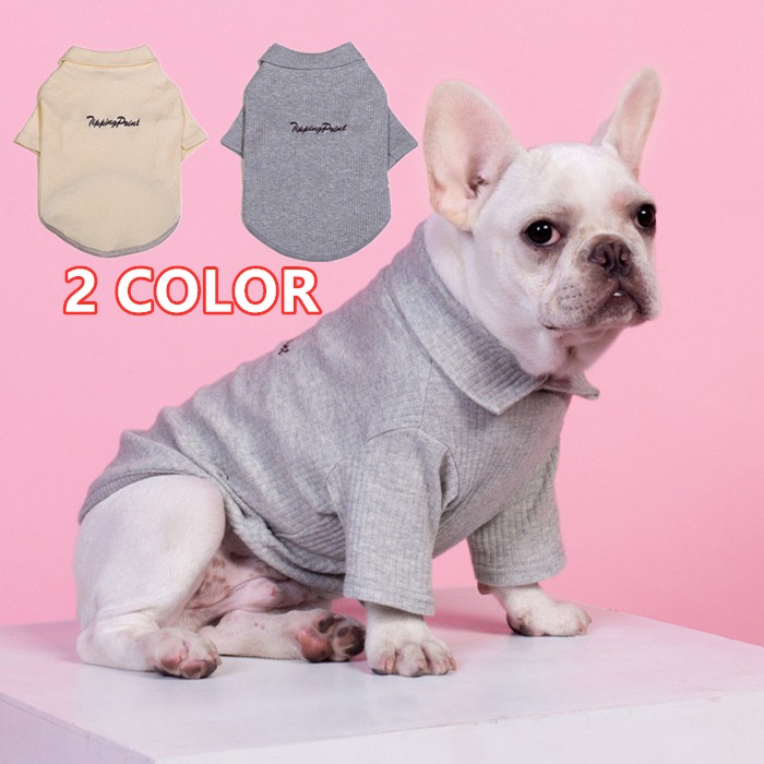 楽天市場 フレンチブルドッグ 服 ｔシャツ カットソー ポロシャツ 秋 冬 犬 フレブル 可愛い ドッグウェア 襟付き お洒落 高級ペットウェア ペット服 犬服 洋服 カジュアル おしゃれ 中型犬 小型犬 大型犬 Km087ts フィットネス ヨガウェアbestwear