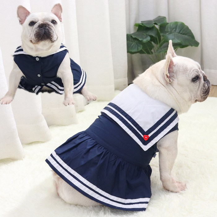 楽天市場】犬服 春 夏 ワンピース フレンチブルドッグ 服 中型犬 小型