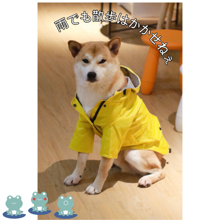 楽天市場 店内全品ポイント5倍 犬 レインコート 中型犬 小型犬 大型犬 雨 散歩 カッパ おしゃれ かわいい 散歩グッズ 小さいサイズ 大きいサイズ フレンチブルドッグ パグ 柴犬 コーギー ポメラニアン Km312jk New Bestwear