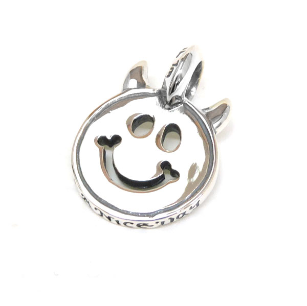ビルウォールレザー ペンダント Happy Face w/ horns bwl BWL 正規取扱販売店 メンズ ジュエリー シルバーアクセ アメリカ製 マリブ ギフト|Bill Wall Leather UENO