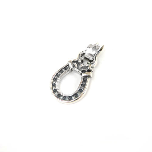 ビルウォールレザー bwl BWL 定まり取りまわし売りわたす店 メンズ 宝飾品 シルバーアクセ 亜米利加製 マリブ BWL Horseshoe (Medium) 鉄蹄 (並み並み） シャンデリヤ しろがね色添え物 馬蹄 鉄蹄 差し上げ物 差し上げ物