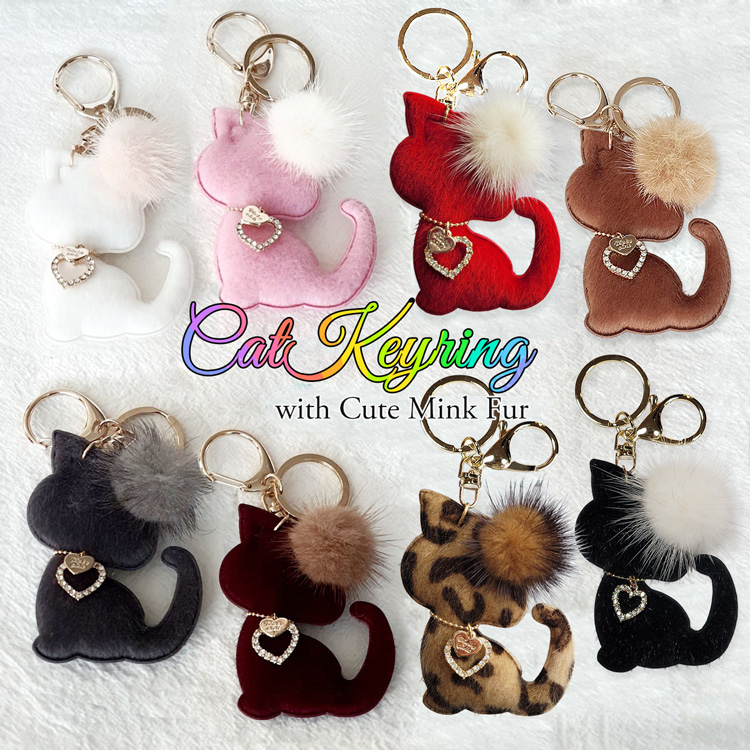 楽天市場】ミンク ファー キーホルダー KH 毛皮 本物 手触り良い