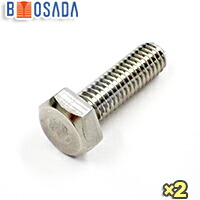 【楽天市場】SUS (ステンレス)六角ボルト全ねじM12X30生地【2本入り】:鋲定本店 ねじのOnlineShop