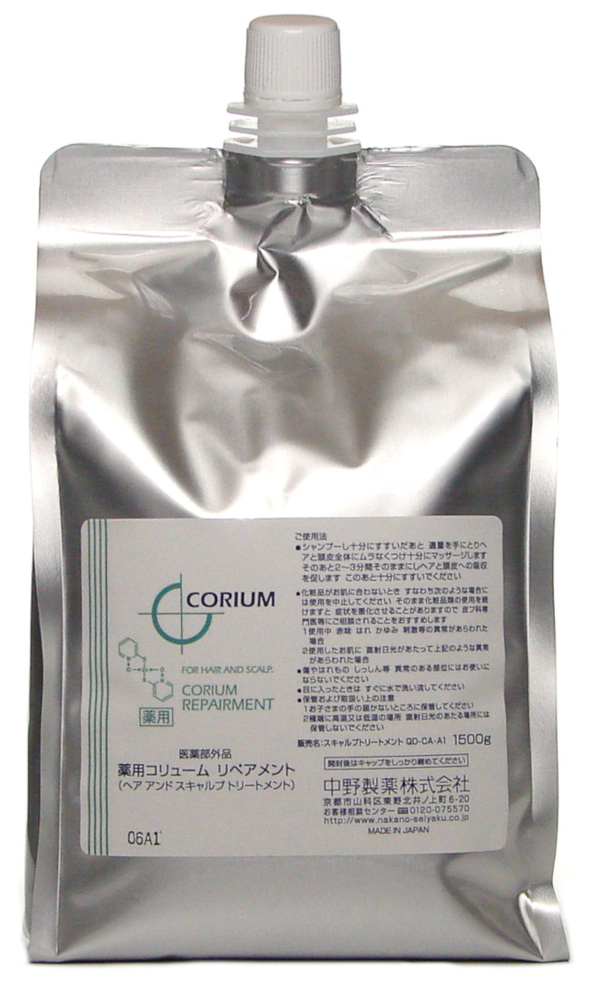 楽天市場】ナカノ 薬用 コリューム リペアメント 1500g｜医薬部