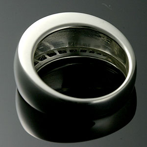【楽天市場】ブラックダイヤ&シルバー925 リング RING 【送料無料】シルバー メンズ ピンキー リング 指輪 シンプル SILVER