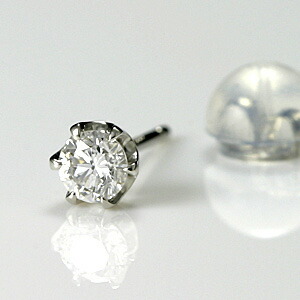 楽天市場】ブルーダイヤ 0.1ct メンズ ピアス プラチナ 片耳 【送料