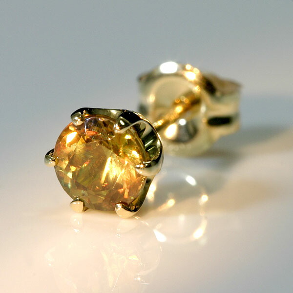 楽天市場】スフェーン ピアス メンズ プラチナ片耳用 【送料無料