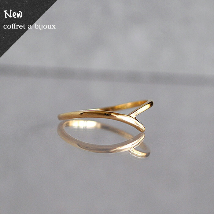 楽天市場】18金 リング 指輪 レディース ゴールド カーブ K18 18k K10