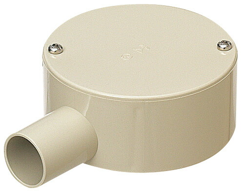 ☆まるまる様☆専用出品商品です！その② 未来工業 PVM22-1K 露出用丸形ボックス（カブセ蓋） 1方出 適合管VE-22