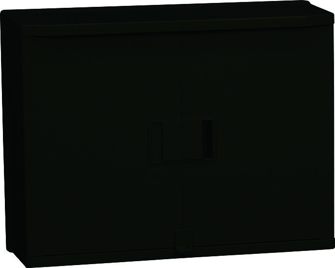 未来工業 WBA－17AＫウォルボックス（可塑性物質製防雨ボックス席）（黒いこと）大屋根付〈ヨコ型〉