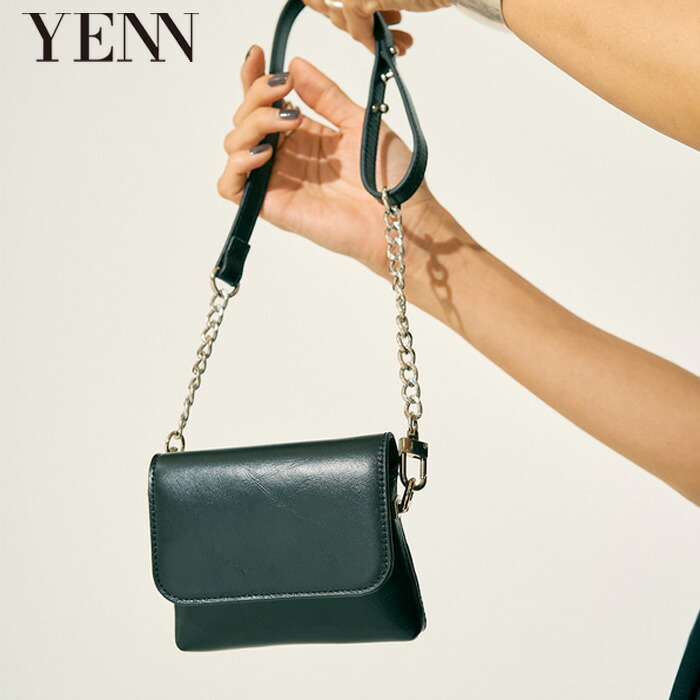 【再販】【即納】YENN イエン CHAIN BELT POUCH チェーンベルトポーチ ミニバッグ ウエストポーチ ショルダーバッグ ブラック 黒 Y252-02057 14,652円