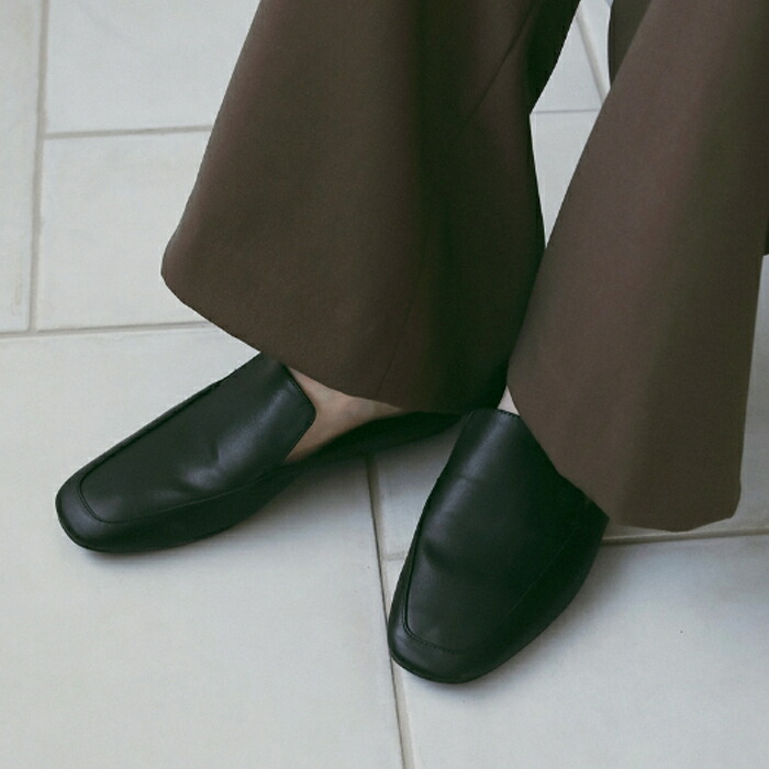 【即納】【2026春夏新作】anuke アンヌーク Ecoleather Flat Loafers エクレザーフラットローファー エクレザー フラット ローファー フラットシューズ 62611013