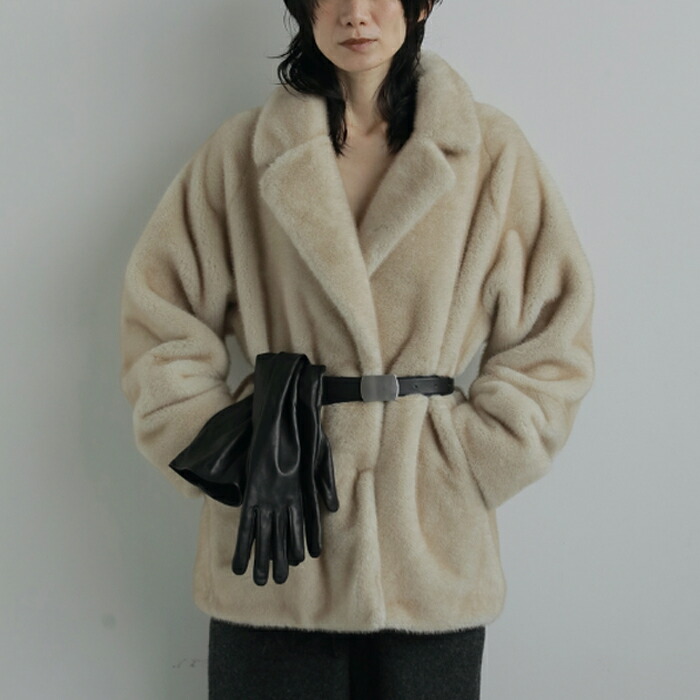 楽天市場】【予約】anuke アンヌーク Ecofur Over Coat 24秋冬予約