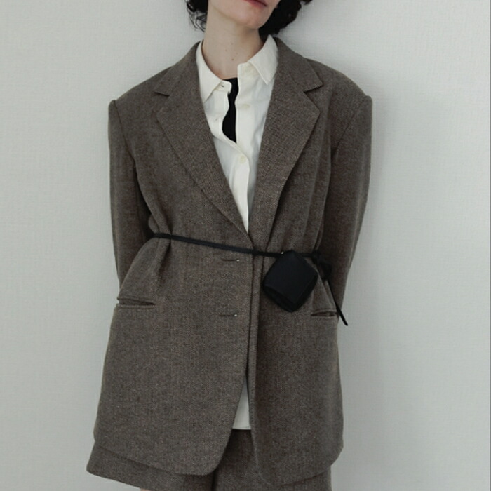 楽天市場】【即日出荷】anuke アンヌーク Herringbone Wool Jacket