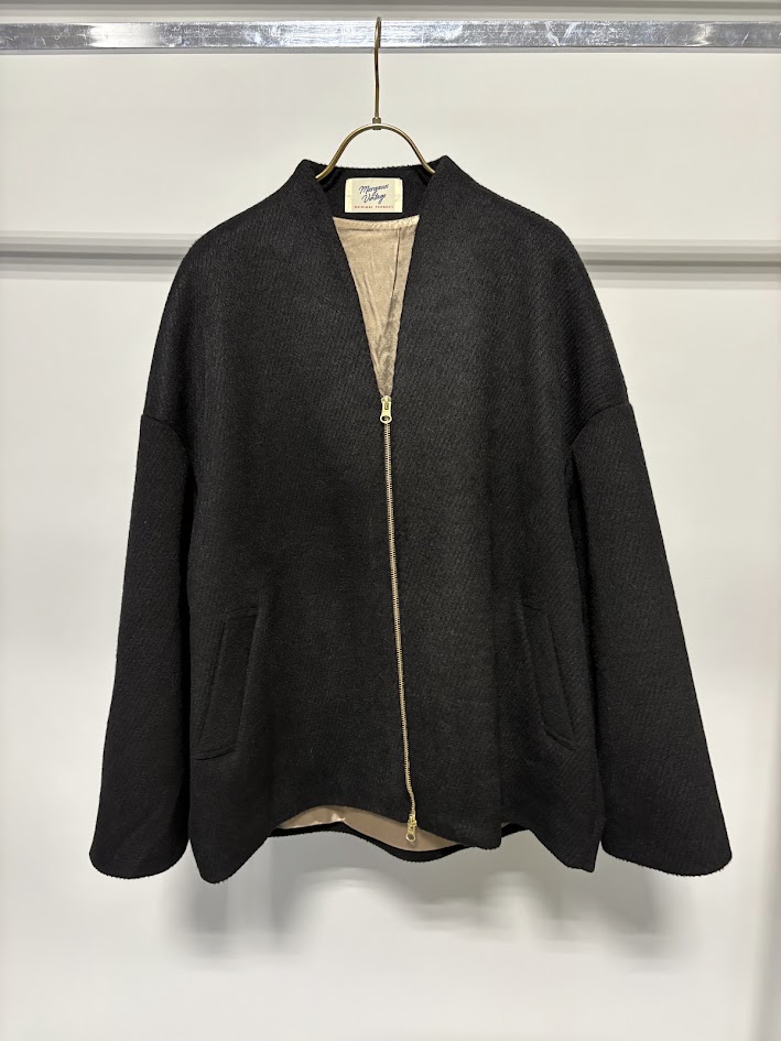 【予約】【10月中旬～10月下旬入荷予定】MARGAUX VINTAGE マルゴーヴィンテージ シャギージップコート 無地 26130｜Premiere プレミエール