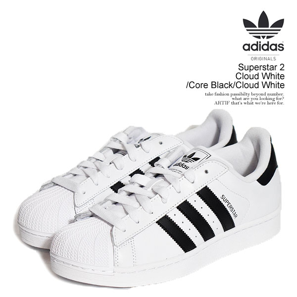 アディダス オリジナルス スニーカー adidas Originals Superstar 2 Cloud White/Core Black/Cloud White メンズ スーパースター2 ローカット 送料無料 ストリート