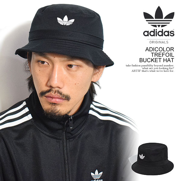 【楽天市場】アディダス オリジナルス ハット adidas Originals ADICOLOR TREFOIL BUCKET HAT メンズ