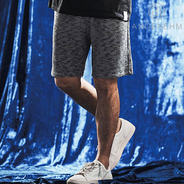 2026 春夏 先行予約 5月上旬～中旬入荷予定 アンゲネーム ショートパンツ ANGENEHM Jacquard Cutsew Relax Shorts メンズ 送料無料 キャンセル不可｜CRESCENT LOTUS