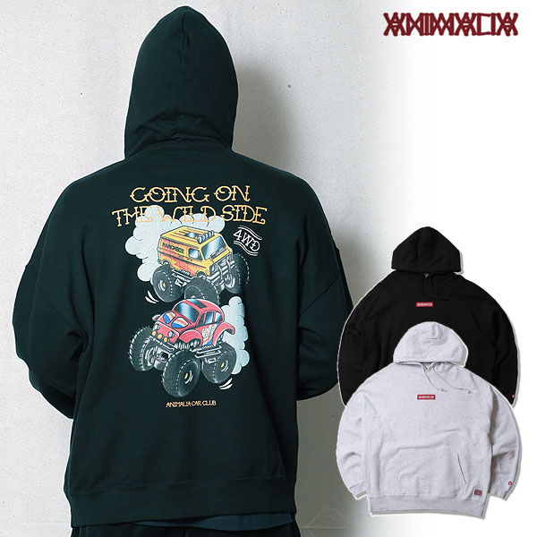 30％OFF SALE セール アニマリア パーカー ANIMALIA BIG SILHOUETTE P/O HOODIE : WILD SIDE メンズ 送料無料