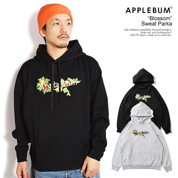 アップルバム パーカー APPLEBUM “Blossom” Sweat Parka メンズ プルオーバー スウェット ヘビーウェイト 17オンス 送料無料 ストリート