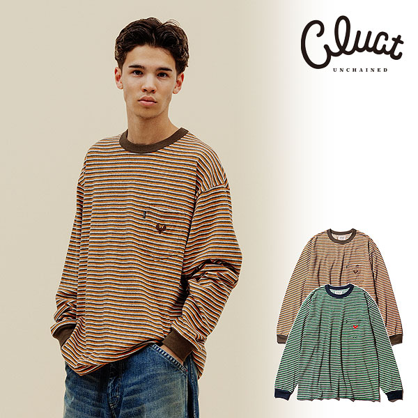 30％OFF SALE セール クラクト Tシャツ CLUCT GARLOCK[BOLDER L/S TOP] メンズ ロンT 長袖 ボーダーTシャツ 送料無料 9,185円