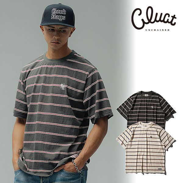 2026 春 先行予約 4月～5月入荷予定 クラクト Tシャツ CLUCT HONBY [BORDER S/S TOP] メンズ 送料無料 キャンセル不可