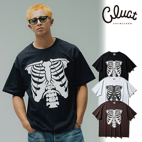 2026 春 先行予約 4月～5月入荷予定 クラクト Tシャツ CLUCT BONE [S/S W TEE] メンズ 送料無料 キャンセル不可