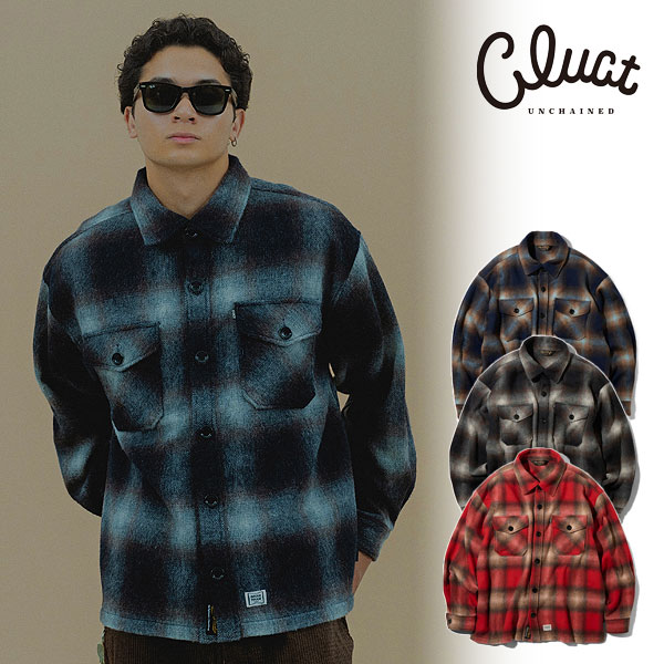 2025 冬 先行予約 11月～12月入荷予定 クラクト シャツ CLUCT HAYES[L/S SHIRTS] メンズ 送料無料 キャンセル不可 23,929円