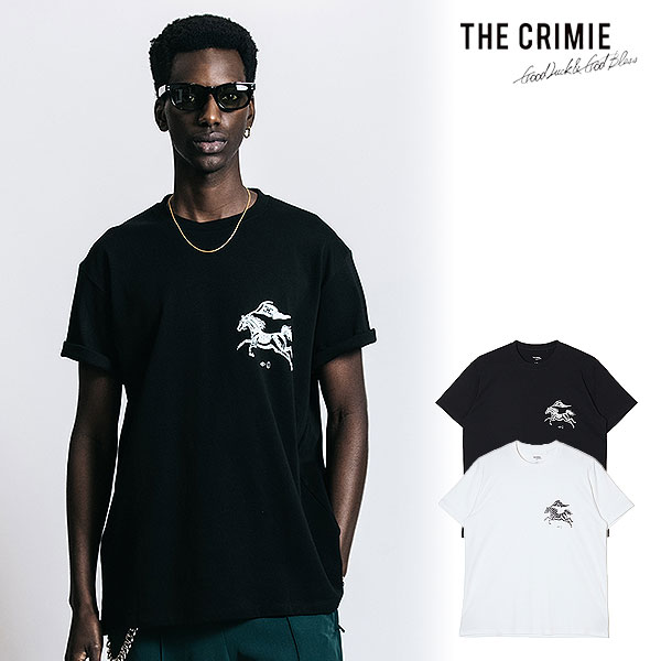 2026 春夏 先行予約 4月上旬～中旬入荷予定 クライミー Tシャツ CRIMIE CR MUSUTANG USED PRINT T SHIRT 送料無料 キャンセル不可