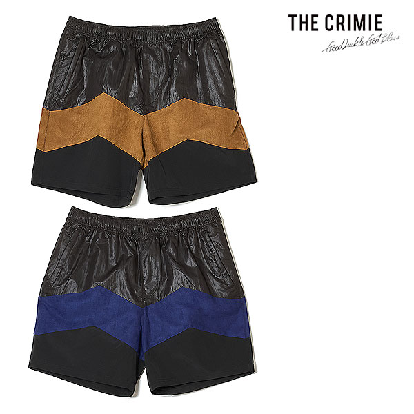 2026 春夏 先行予約 2月中旬～下旬入荷予定 クライミー ショートパンツ CRIMIE HYBRID TRACK SHORTS - LUX FAKE SUEDE PANEL 送料無料 キャンセル不可