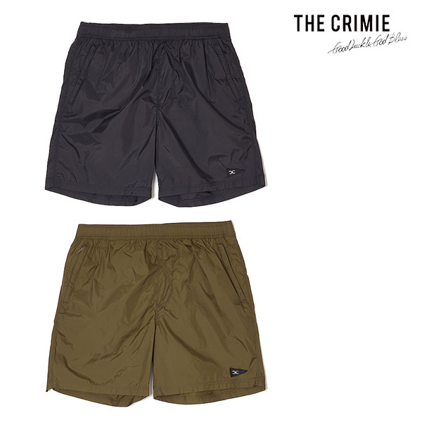 2026 春夏 先行予約 3月中旬～下旬入荷予定 クライミー ショートパンツ CRIMIE PATCHWORK LOGO NYLON WATER-READY SHORTS 送料無料 キャンセル不可｜CRESCENT LOTUS