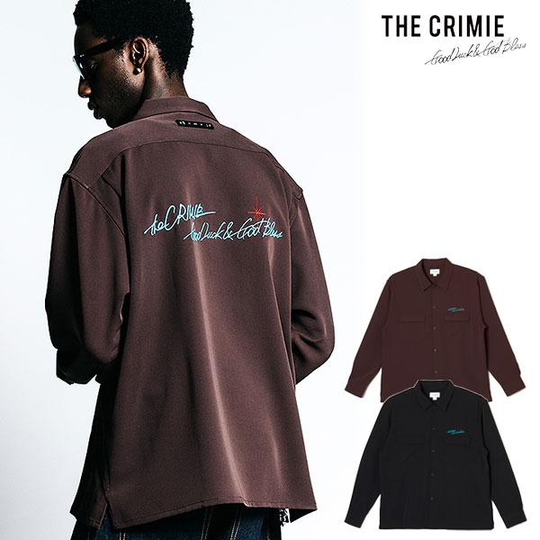 2026 春夏 先行予約 2月中旬～下旬入荷予定 クライミー シャツ CRIMIE GLGB EMBROIDERY L/S SHIRT ? EASY CARE 送料無料 キャンセル不可