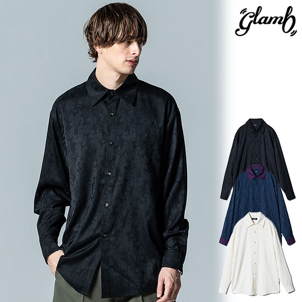 2025 春 先行予約 2月下旬～3月上旬入荷予定 グラム Tシャツ glamb Noble Paisley Shirt ノーブルペイズリーシャツ 送料無料 キャンセル不可