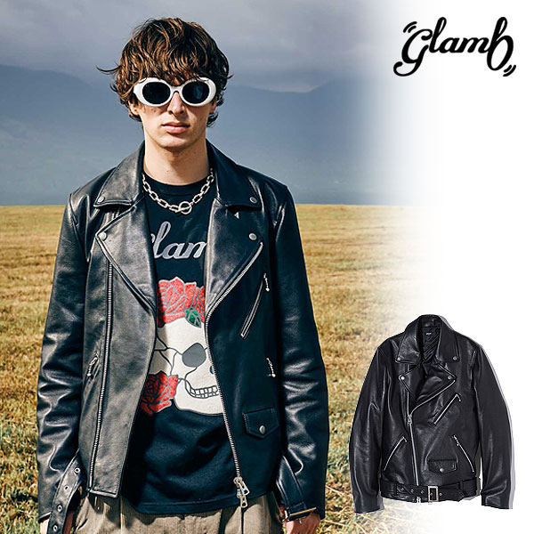 楽天市場】glamb グラム Calf Leather Riders Jacket カーフ