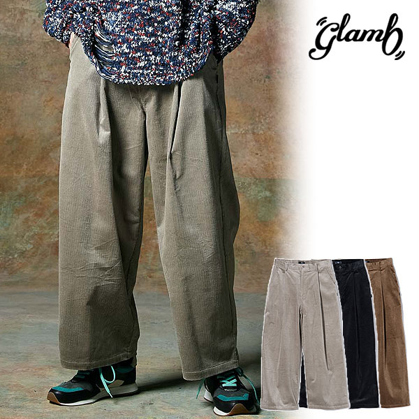 パンツ glamb Corduroy Cropped Hem Tuck Pants 楽天市場】glamb グラム Tuck Corduroy Pants / タックコーデュロイ