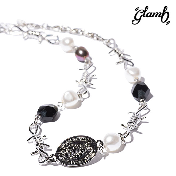 2026 夏 先行予約 6月下旬～7月上旬入荷予定 グラム ネックレス glamb Anarchy Pearl Necklace アナーキーパールネックレス 送料無料 キャンセル不可