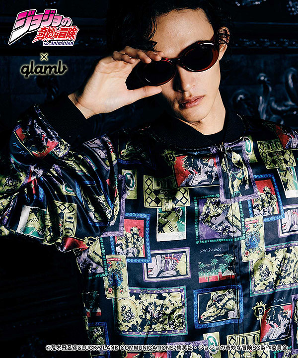 glamb×ジョジョの奇妙な冒険 3部 グラム ジャケット glamb DIO Ska Jumper ディオスカジャンパー メンズ コラボ 送料無料 キャンセル不可