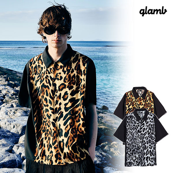 30％OFF SALE セールグラム シャツ glamb Leopard Panel Shirt レオパードパネルシャツ 送料無料