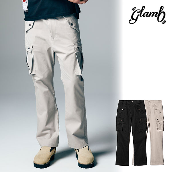 2026 夏 先行予約 6月中旬～下旬入荷予定 グラム パンツ glamb Sarrouel Flare Cargo Pants サルエルフレアカーゴパンツ 送料無料 キャンセル不可