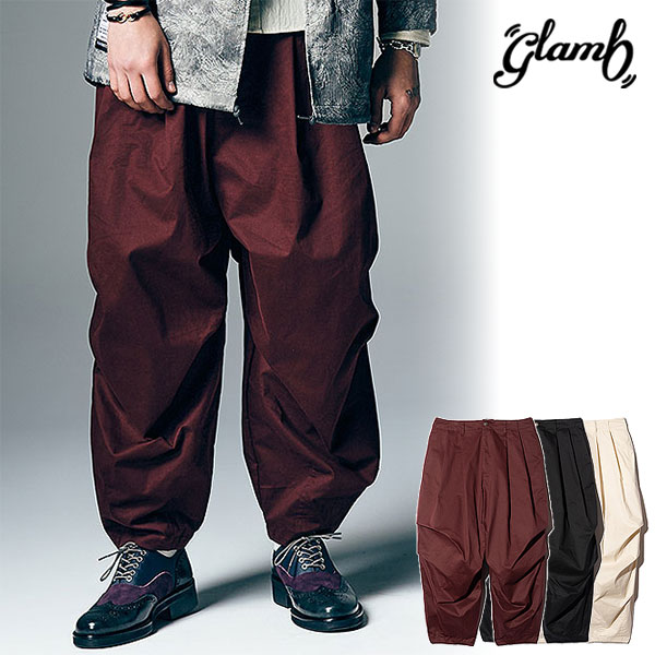 2026 夏 先行予約 6月中旬～下旬入荷予定 グラム パンツ glamb Knee Tuck Color Pants ニータックカラーパンツ 送料無料 キャンセル不可
