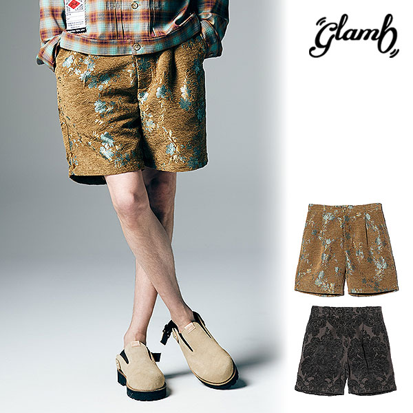 2026 夏 先行予約 6月中旬~下旬入荷予定 グラム ショートパンツ glamb Gobelin Easy Shorts ゴブランイージーショーツ 送料無料 キャンセル不可