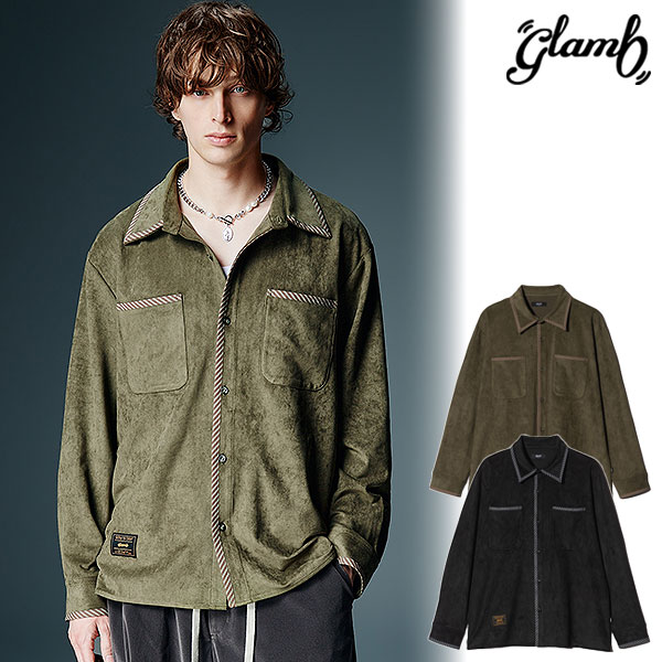 2026 秋 先行予約 8月上旬～中旬入荷予定 グラム シャツ glamb Velour Pajamas Shirt ベロア パジャマシャツ 送料無料 キャンセル不可｜CRESCENT LOTUS 21,164円