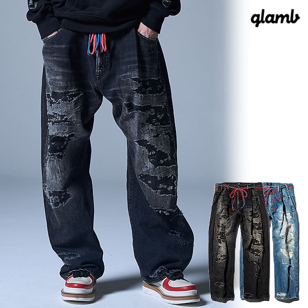 Glamb グラム スタッズ Grunge denim デニムパンツ Glamb グラム スタッズ Grunge denim デニムパンツ