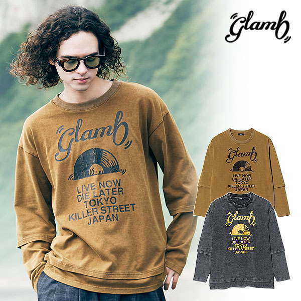 2025 冬 先行予約 11月下旬～12月上旬入荷予定 グラム Tシャツ glamb Layered Acid Cutsew レイヤードアシッドカットソー 送料無料 キャンセル不可