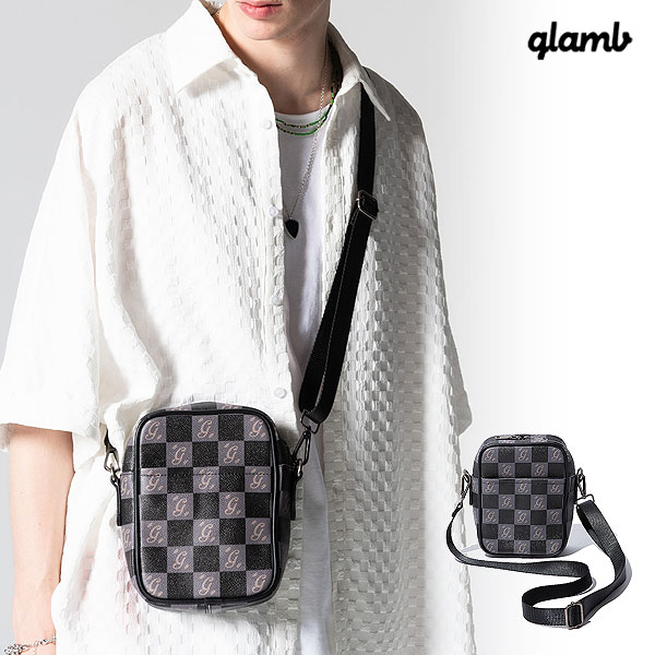30%OFF SALE セールグラム サコッシュ glamb Monogram Sacoche Bag モノグラムサコッシュバッグ 送料無料|CRESCENT LOTUS