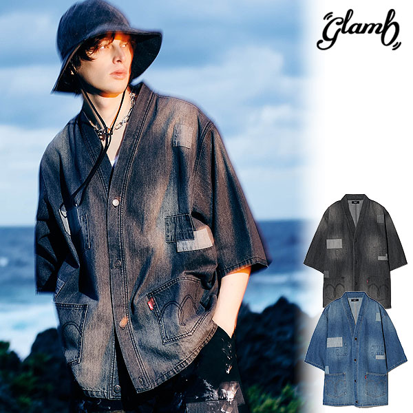 グラム Tシャツ glamb Unplugged Denim Happi Shirt アンプラグド デニム ハッピシャツ 送料無料