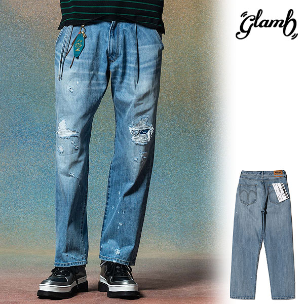 グラム パンツ glamb TIME TRAVELER Denim (GEAR 008) タイムトラベラーデニム 送料無料 22,275円